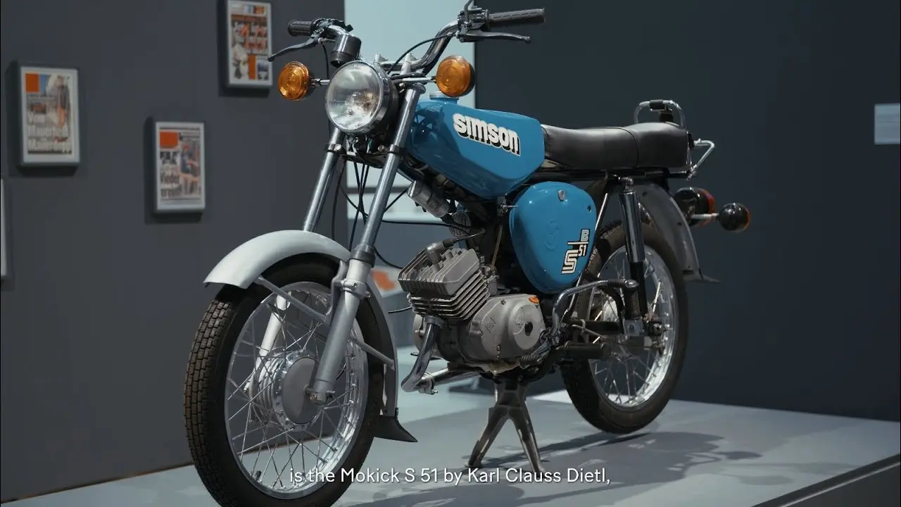 Deutsches Design 1949 — 1989 | Simson Mokick S 51 von Karl Clauss Dietl